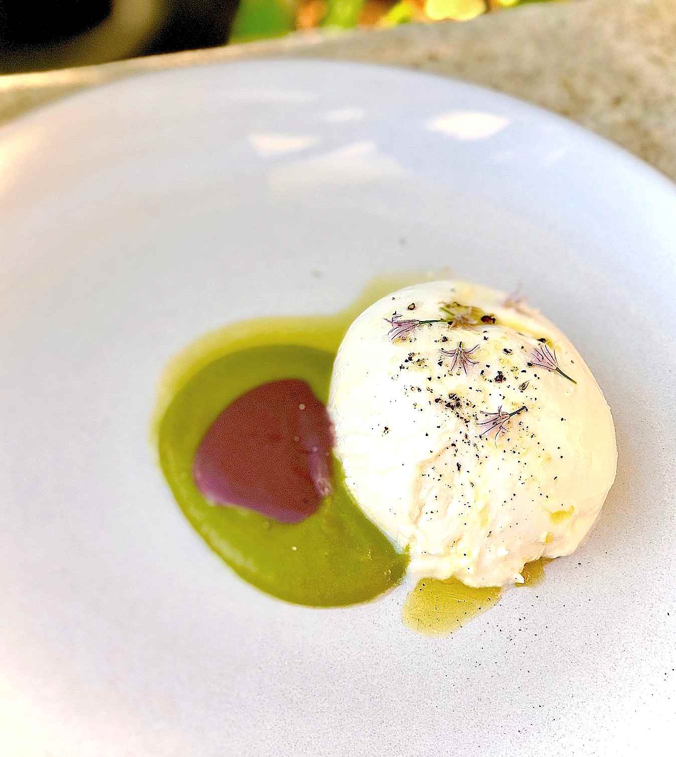 Burrata Recipe with Green Olive and Kalamata Olive Sauce Salt & Vanilla