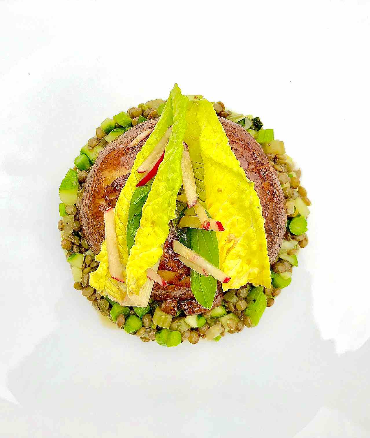 Best Lentil Salad Recipe with Portobellos Salt & Vanilla