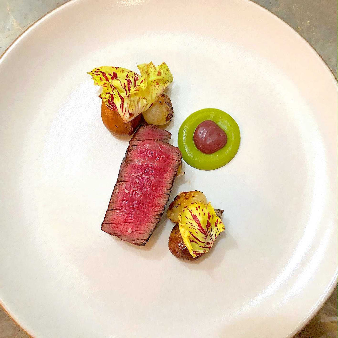 Memorable Beef Tenderloin with Olive and Potato