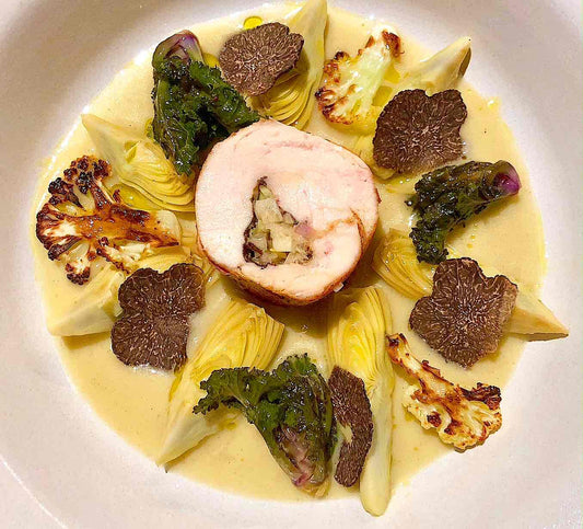 Best Stuffed Chicken Recipe with Artichokes and Kalette