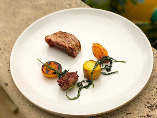 Duck, Apricot, Harissa