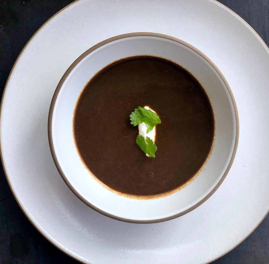 black bean soup recipe