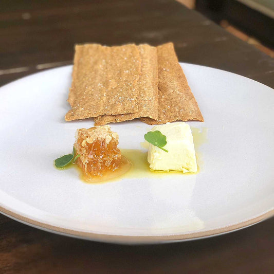 Simple Lavash Flatbread Recipe with Cheese and Honey