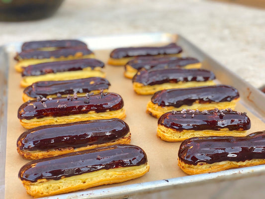 Chocolate Eclair with Vanilla Cream
