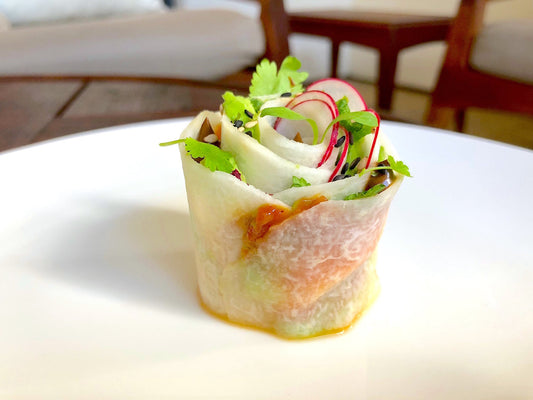 Easy Jicama Salad with Avocado and Black Garlic
