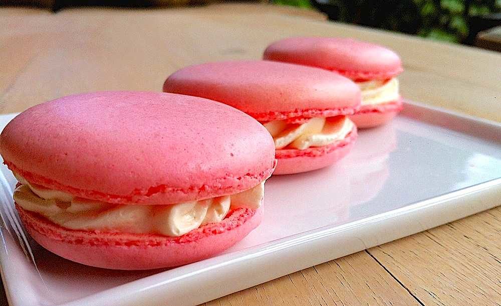 Guilt Free French Macarons with Vanilla and MInt!