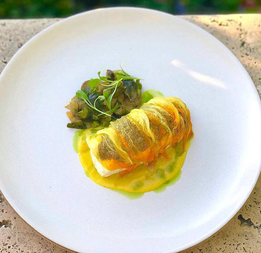 Wild Sea Bass Recipe with Squash