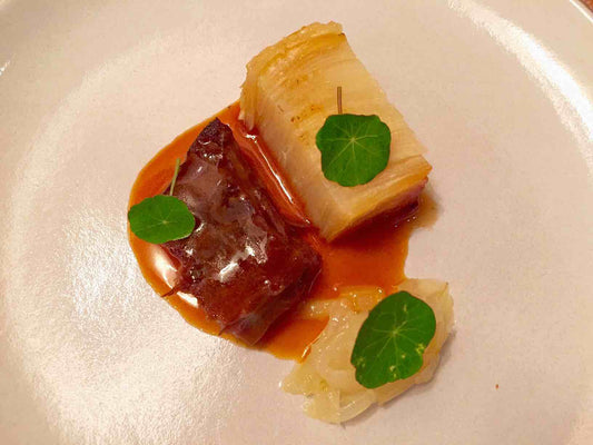 Braised Short Ribs Recipe with Koji and Kohlrabi Terrine
