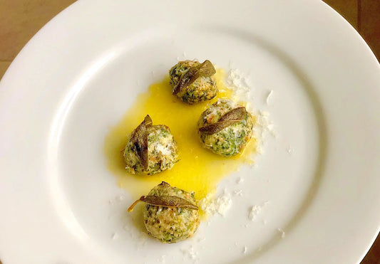 Strangolapreti with Spinach Browned Butter and Sage