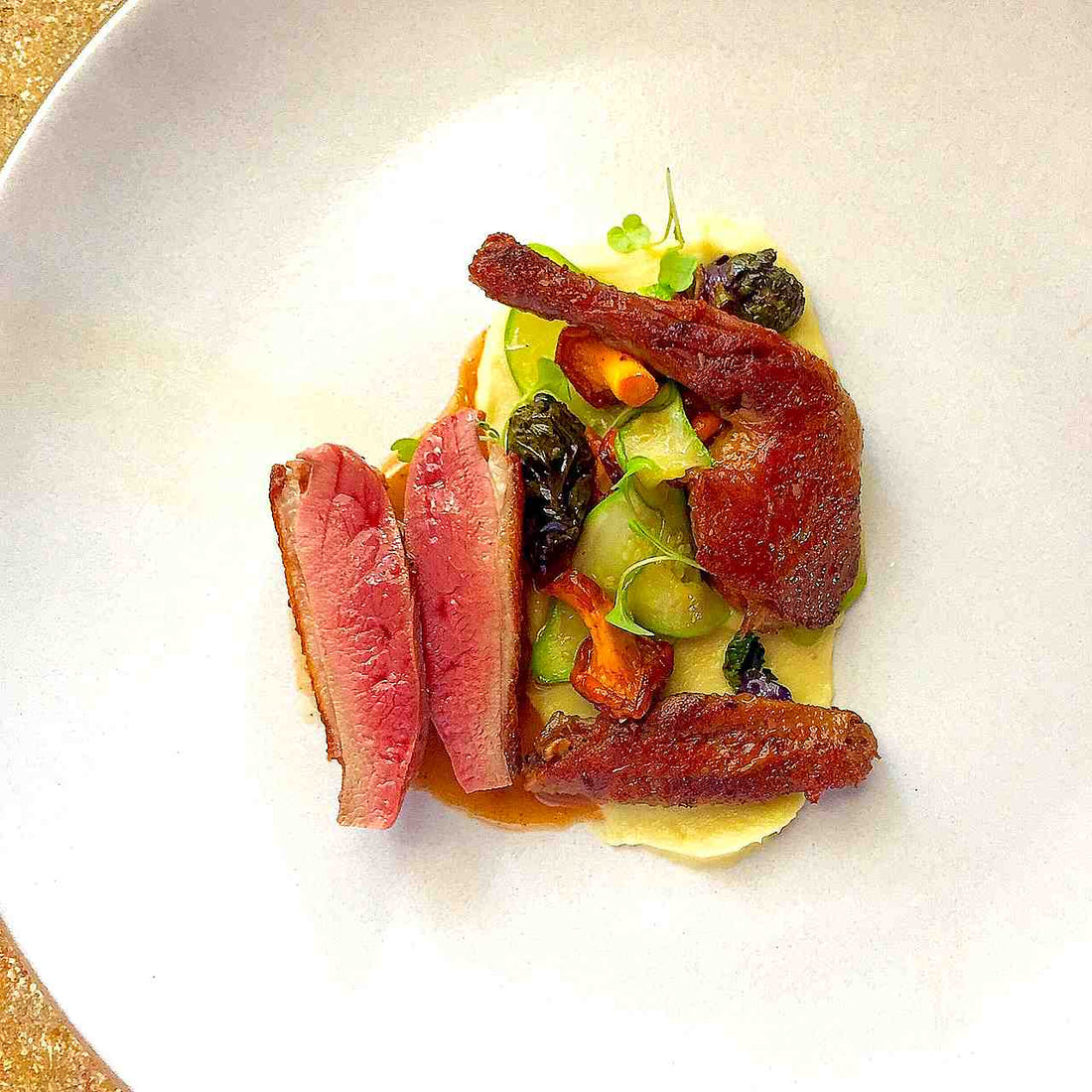 Simple Squab Recipe with Chanterelles