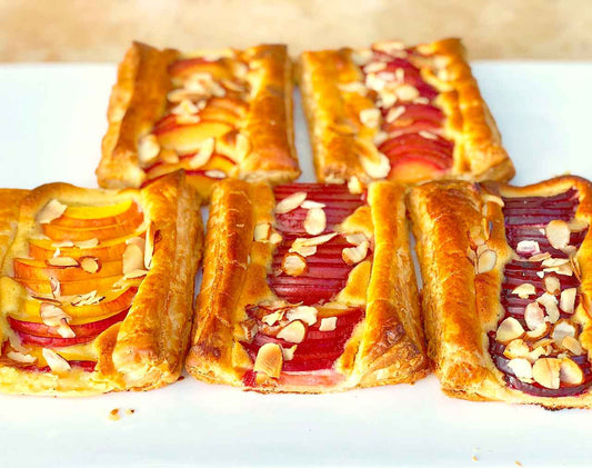Easy Stone Fruit Almond Tart